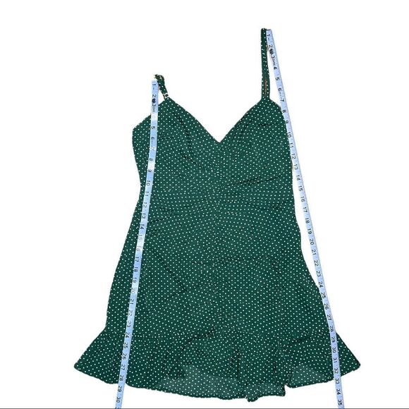 Urban Outfitters Mar Polka Dot Cinched Mini Dress - Picture 6 of 10